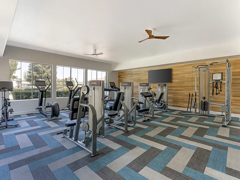 Our state-of-the-art fitness center features a variety of cardio machines, weight equipment, and free weightseverything you need for a full, convenient workout at Ascent at the Galleria.