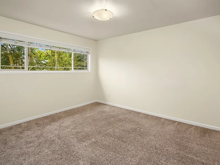 Bedroom window from closet area