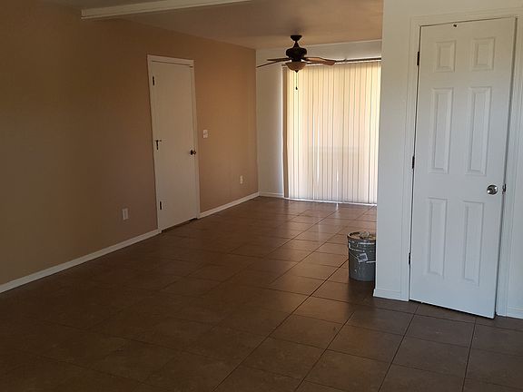 Living room and dining area