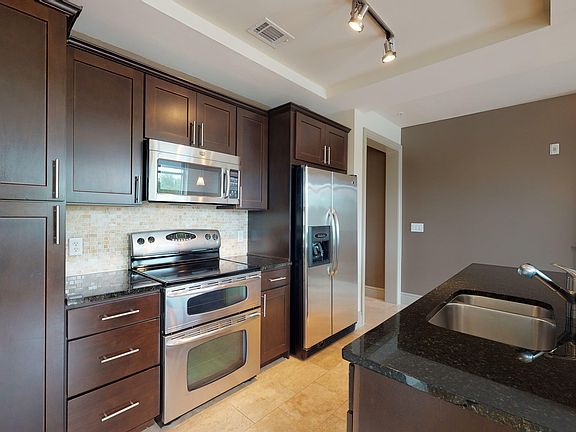 Spacious kitchens