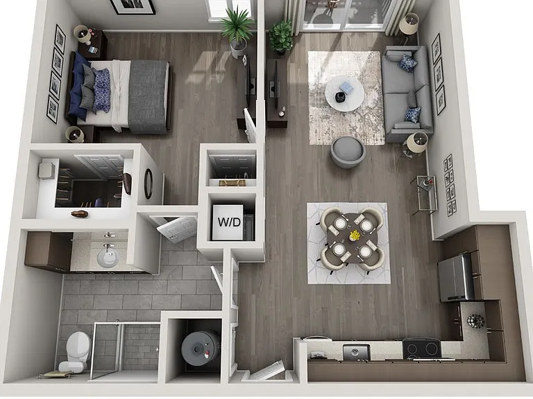 B6 floor plan Sofia Coral Gables