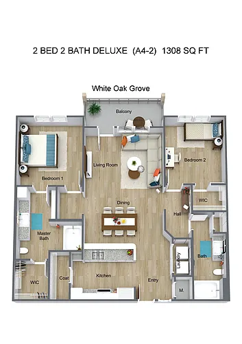 Floor plan A4-2 Deluxe