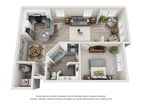 Floor plan The Baldwin