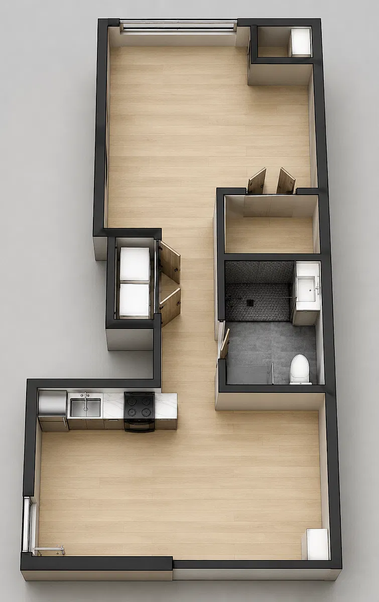 Floor plan B3