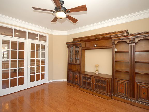 french doors in library