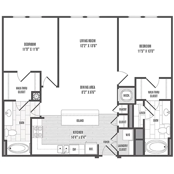 Floor plan B1