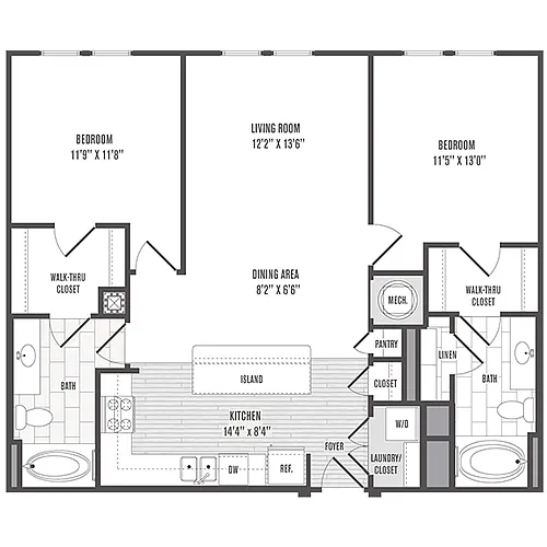 Floor plan B1