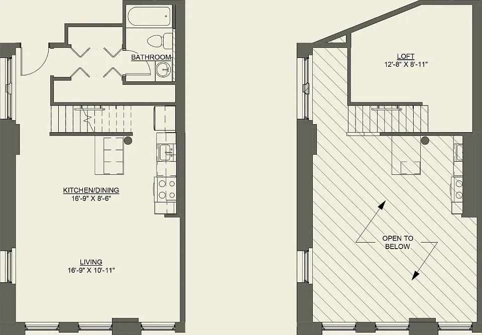 1 bed, 625 sqft, $2,291 — Photo 1