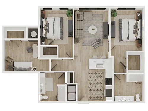 Floor plan B7