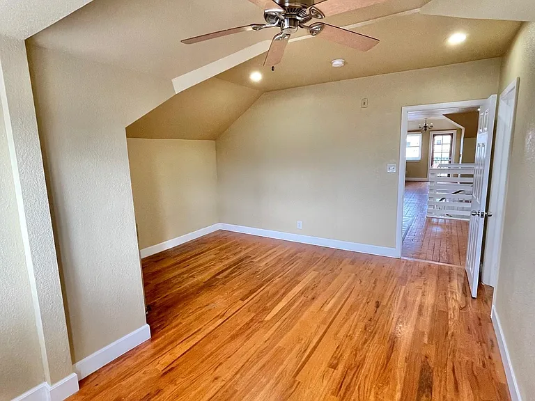 View from the back of the bedroom