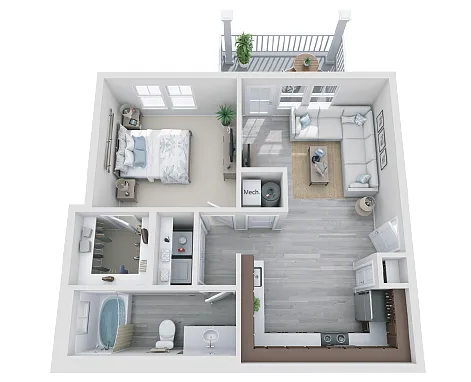 Floor plan Oakwood