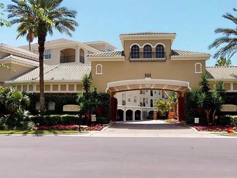 Gated community entrance