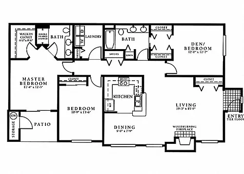 Floor plan Pawtucket