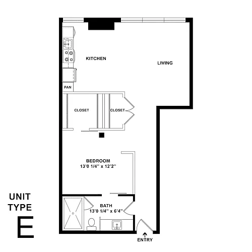 Floor plan E