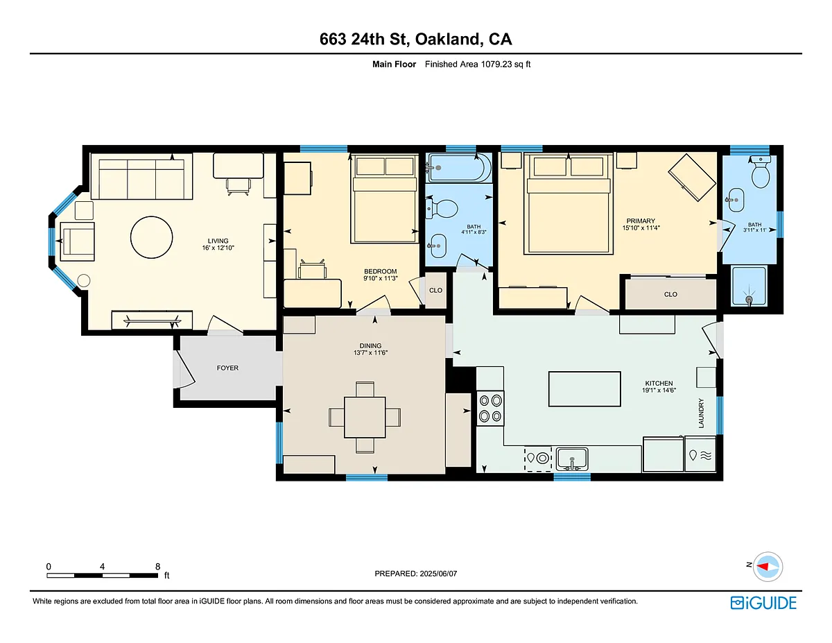 Floorplan - 663 24th St
