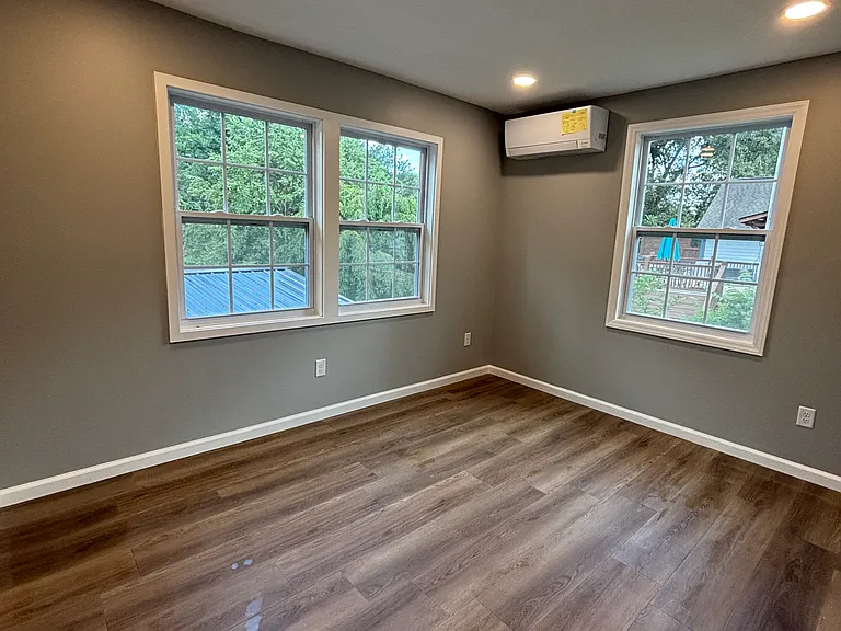 Primary bedroom from entry