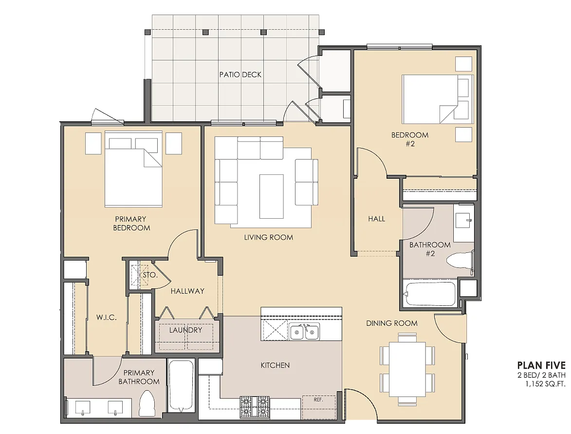 Floor plan Villa Solace