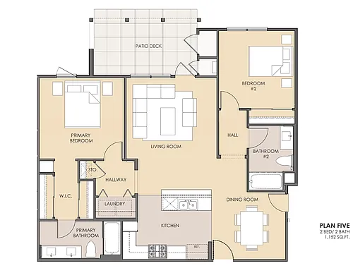 Floor plan Villa Solace