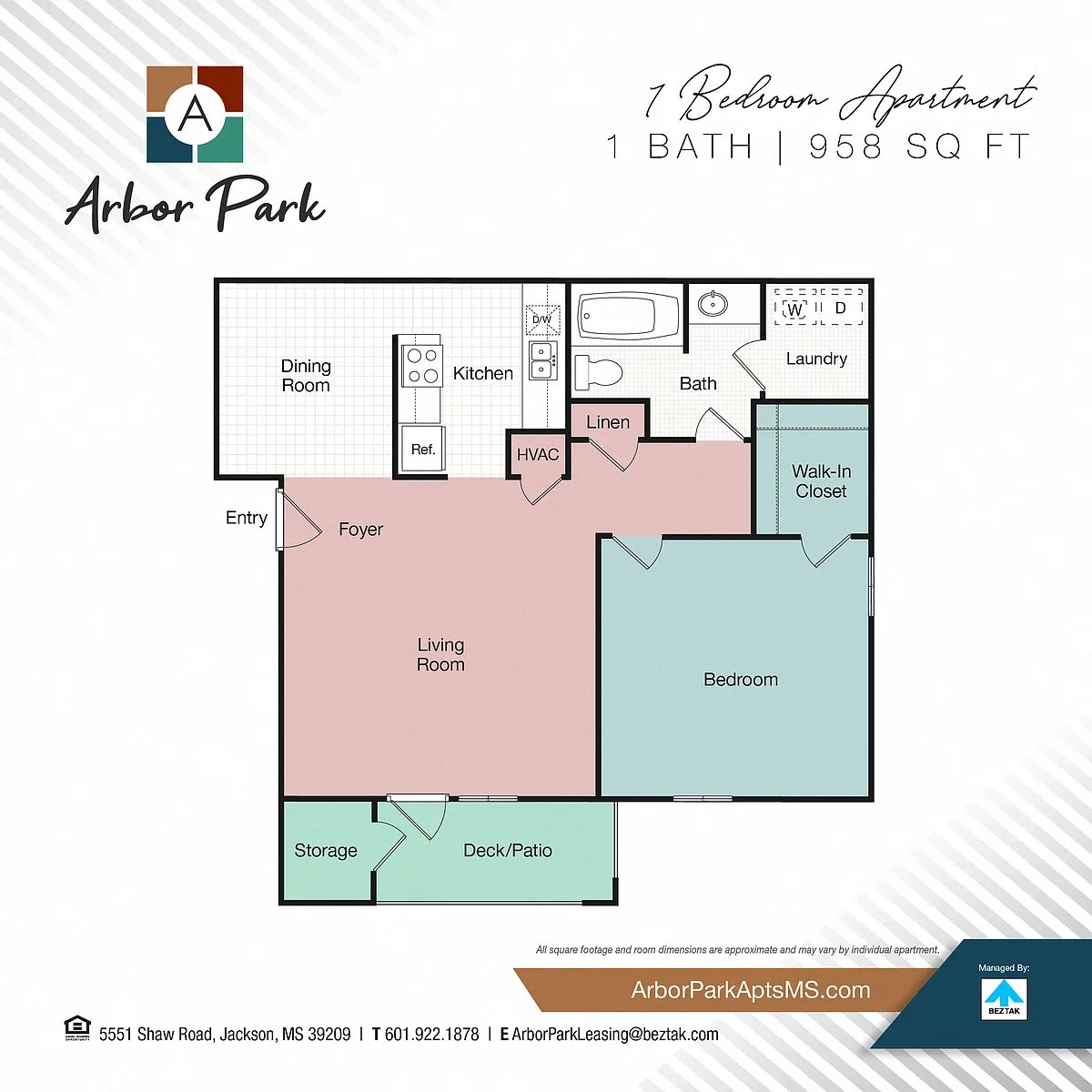 Floor plan 1 Bedroom