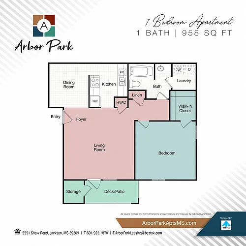 Floor plan 1 Bedroom