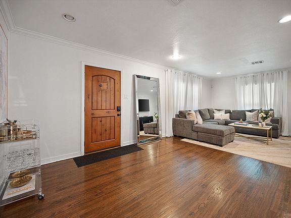 Front door leading to living area.