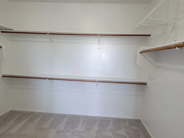 Master bedroom walk in Closet