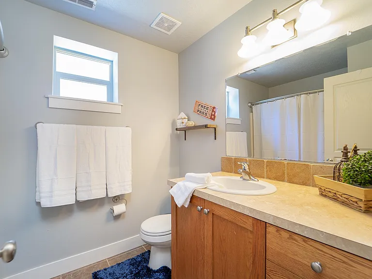 Full bathroom downstairs.