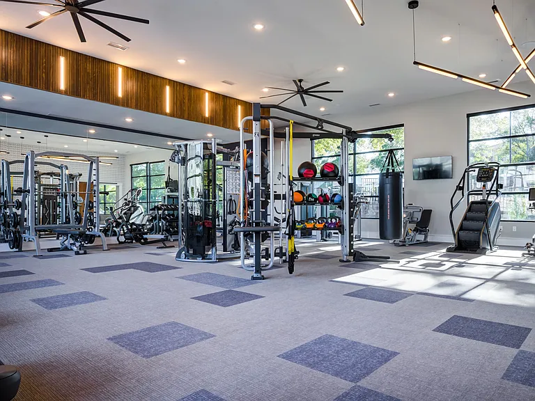 Expansive Fitness Center