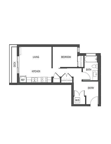 Floor plan 1X1 - A4