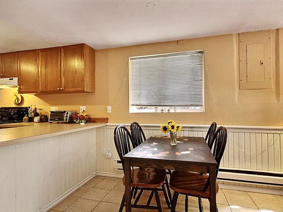 Dining area and kitchen