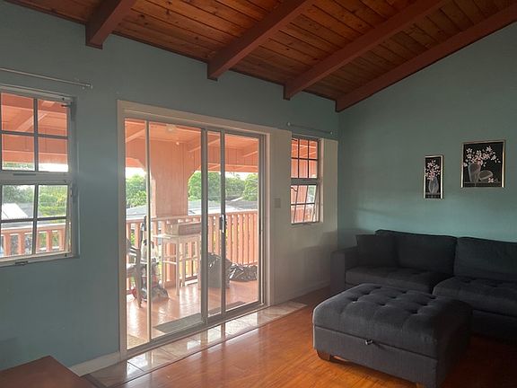 Living area with access to balcony