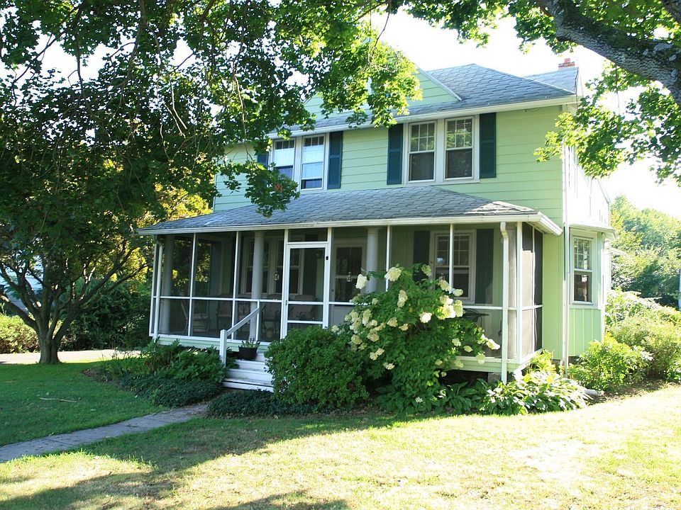 front of house, in late summer
