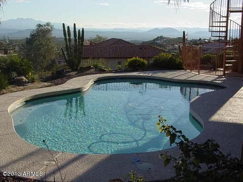 Private pool with stunning views