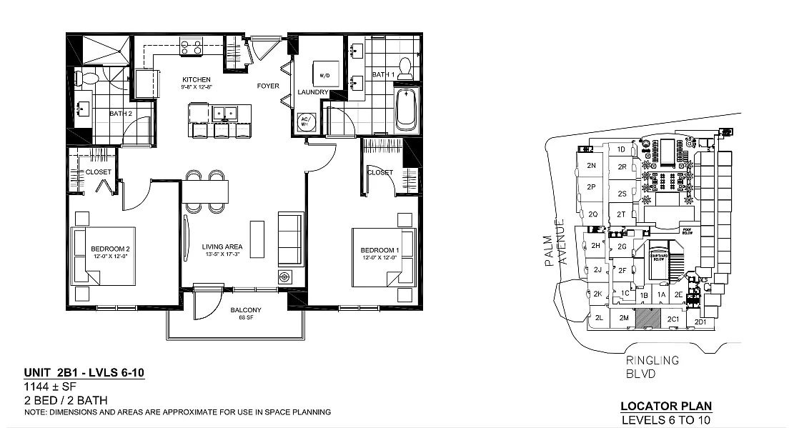Floor plan 2B1