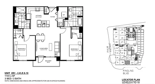 Floor plan 2B1