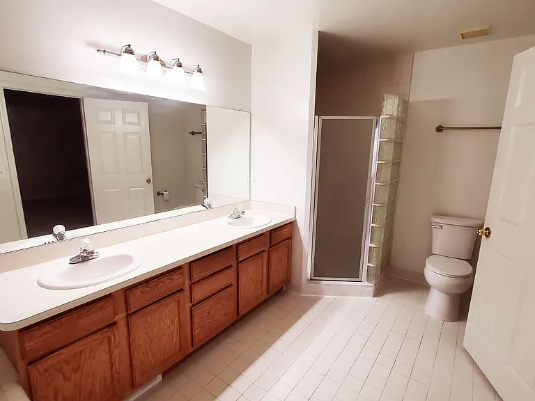 Master bathroom with shower