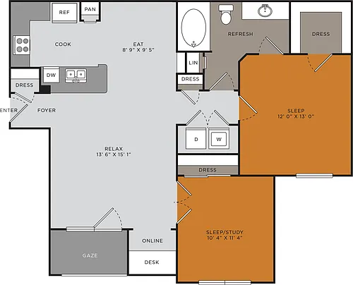 Floor plan B1