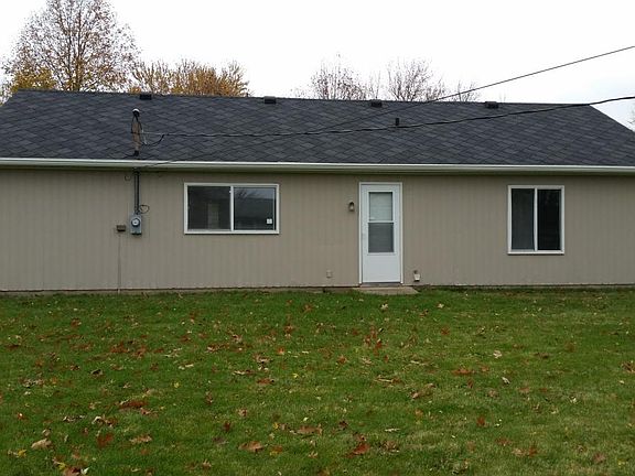 Spacious fenced in back yard.
