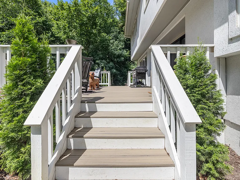 Back patio stairs