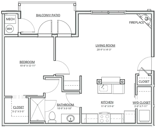 Floor plan Sweetcorn