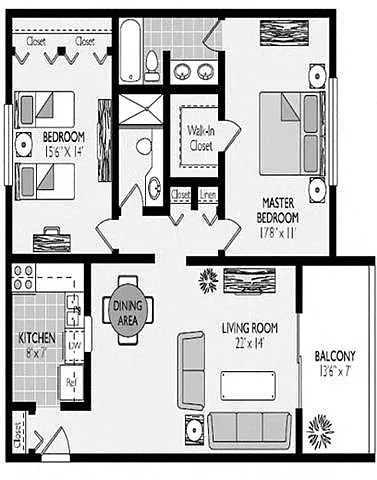 Floor plan Pinehurst