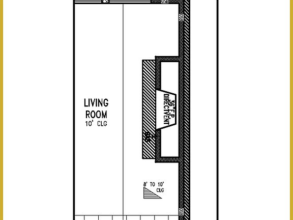 Kingston Custom Option Living Room Fireplace