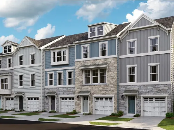 Baylor Front Load Garage Plan, Plantation Lakes : South Shore Townhomes