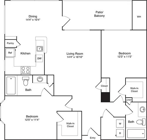 Floor plan Hamilton