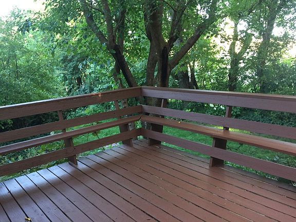 Freshly Stained Deck