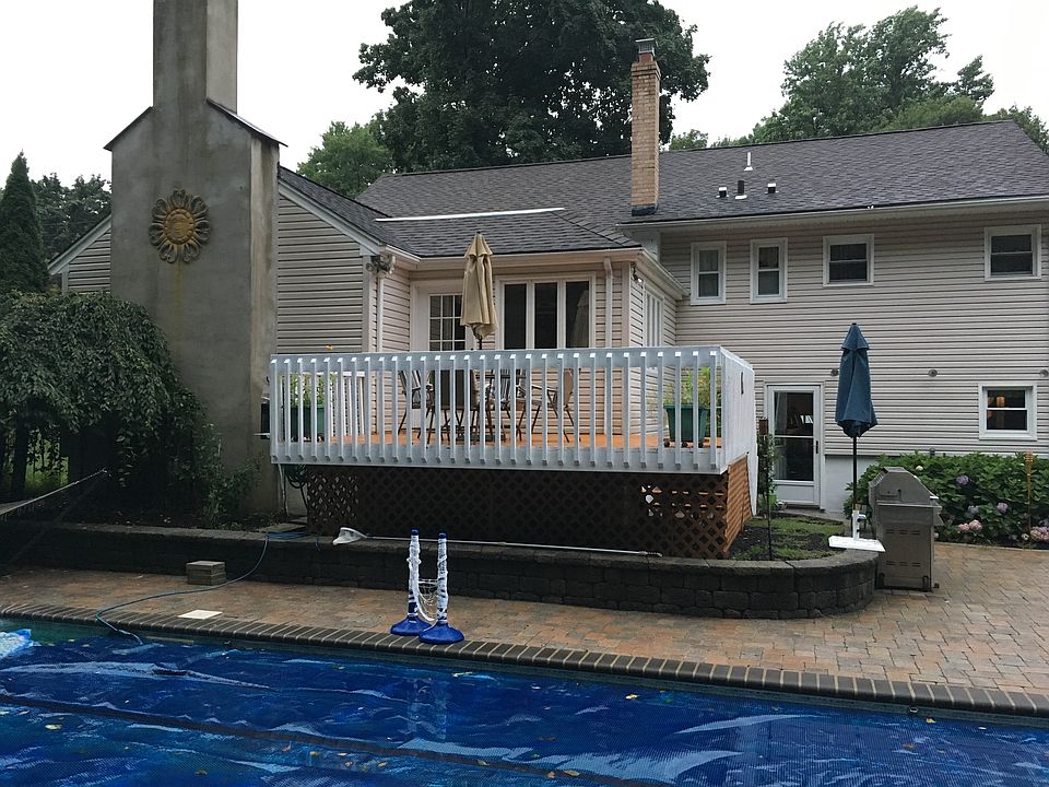 Rear of house and deck
