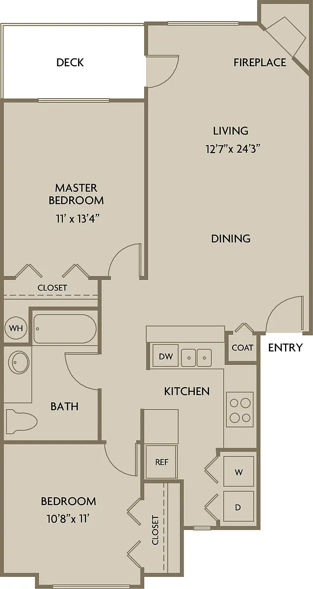 Floor plan B1C