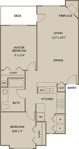 Floor plan B1C