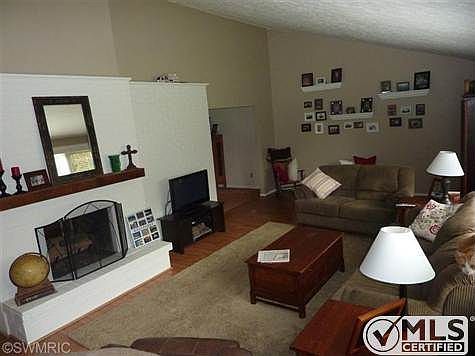 Wood burning fireplace!