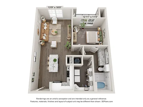 Floor plan A3B
